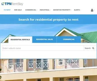 Rentbay.co.za(Free residential advertising portal for property to rent) Screenshot