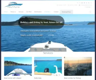 Rentboatlesvos.com(Rent Boat Lesvos) Screenshot