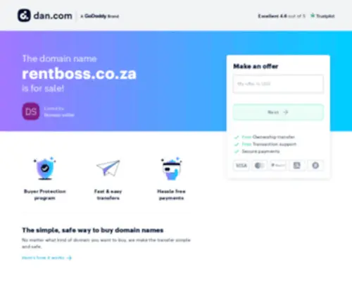 Rentboss.co.za(Rentboss) Screenshot