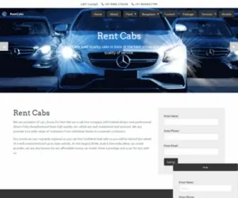 Rentcabs.in(Book Online for Car rentals) Screenshot