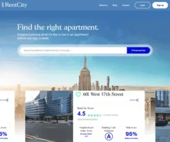 Rentcity.co(Find the right apartment) Screenshot