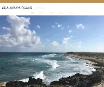 Rentcozumel.com(Villa Miranda Cozumel) Screenshot