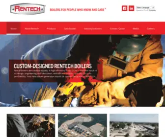 Rentechboilers.com(RENTECH Boiler Systems) Screenshot