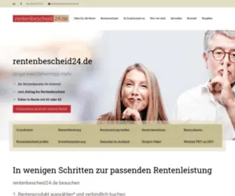 Rentenbescheid24.de(Kümmert sich um Ihre Rente) Screenshot