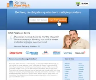 Rentersinsurance.net(Renters Insurance Network) Screenshot
