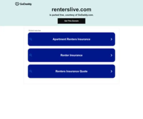 Renterslive.com(Insurance for Renters) Screenshot