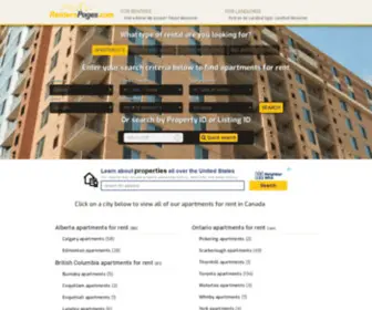 Renterspages.com(Find an apartment) Screenshot