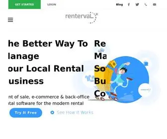 Renterval.com(Rental Management Software Starting at $50/Month) Screenshot