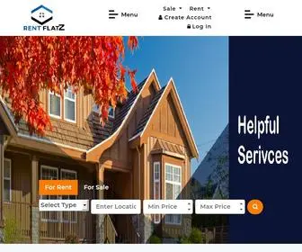 Rentflatz.com(Rentflatz Property) Screenshot
