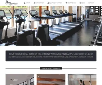 Rentgymequipment.com(#1 Rent Gym Fitness Equipment) Screenshot