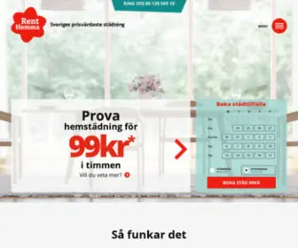 Renthemma.se(Sveriges Prisvärdaste Städning) Screenshot
