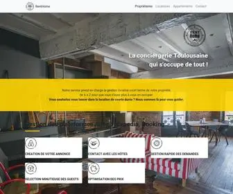 Renthome-France.com(Service de Gestion & Conciergerie à Toulouse) Screenshot