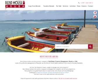 Renthousearuba.com(Rent House Aruba) Screenshot