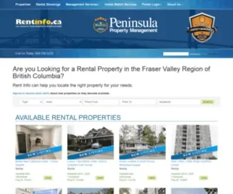 Rentinfo.ca(Rent info) Screenshot