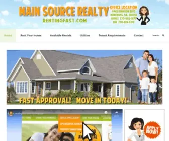 Rentingfast.com(Atlanta Home Rentals) Screenshot