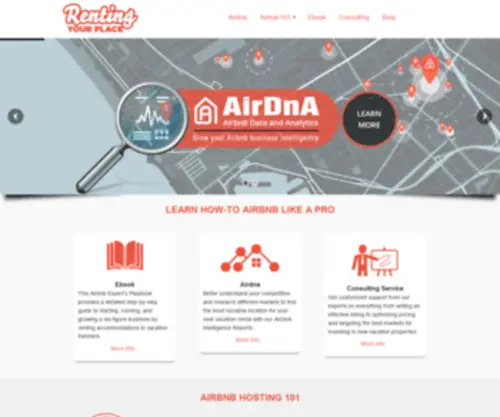 Rentingyourplace.com(AirDNA) Screenshot