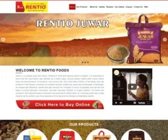 Rentiofoods.com(Rentio Toor Dal) Screenshot