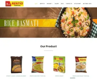 Rentiofoods.in(Rentio Tuwar Dal) Screenshot