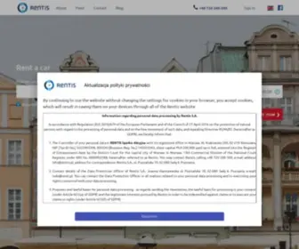 Rentis.com(Wypożyczalnia Samochodów i Wynajem Aut na Terenie Polski) Screenshot