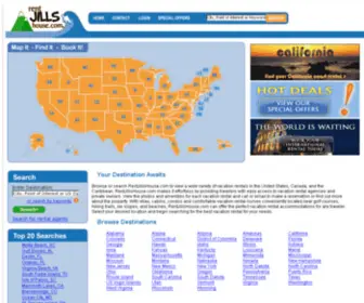 Rentjillshouse.com(We've got your vacation rental covered) Screenshot