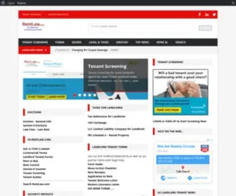 Rentlaw.com(The National Landlord Tenant Guide) Screenshot