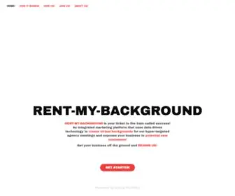 Rentmybackground.com(RENT-MY-BACKGROUND) Screenshot