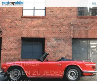 Rentmyoldie.de(Oldtimer Vermietung Berlin/Brandenburg) Screenshot