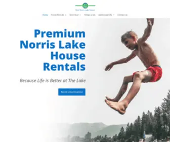 Rentnorrislakehouse.com(Norris Lake TN) Screenshot