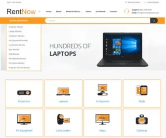 Rentnowcorp.com(Nationwide Computer and Audio Visual Rental Company) Screenshot