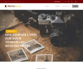Rentobuzz.com(DSLR, GoPro, Accessories, H4n, Tents, PS4 for rent) Screenshot