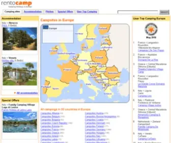 Rentocamp.com(Camping Campsites Campsite) Screenshot