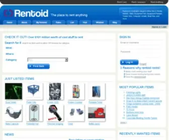 Rentoid.com(The place to rent anything) Screenshot