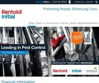 Rentokil-Initial.com(Rentokil Initial plc) Screenshot