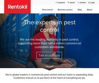 Rentokil.com(The experts in pest control l Rentokil) Screenshot