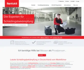 Rentokil.de(Rentokil Schädlingsbekämpfung) Screenshot