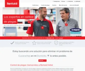 Rentokil.es(Servicios de control de plagas) Screenshot