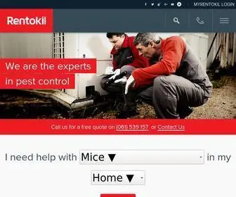 Rentokil.ie(Rentokil Pest Control) Screenshot