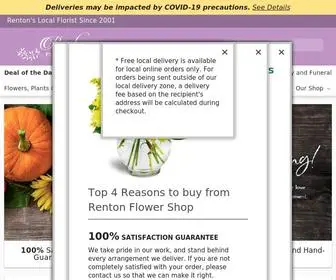 Rentonwaflowershop.com(Renton Flower Shop) Screenshot