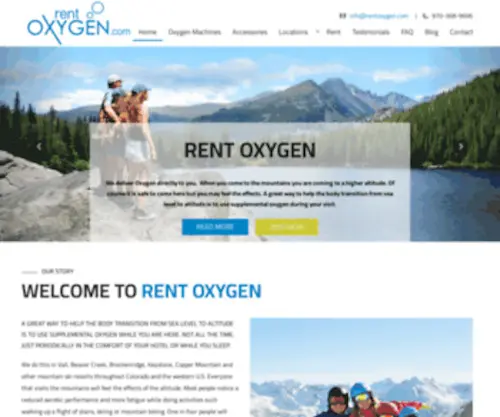 Rentoxygen.com(Rent Oxygen) Screenshot