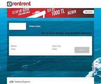 RentRent.com.tr(Filo Kiralama ve Uzun Dönem Araç Kiralama) Screenshot