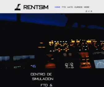 Rentsim.cl(Centro de Simulación de Vuelo) Screenshot