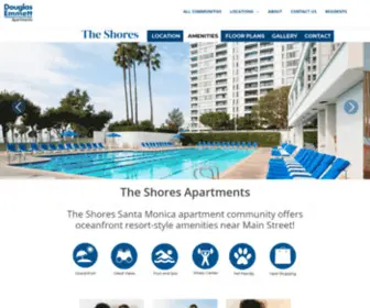 Renttheshores.com(The Shores) Screenshot