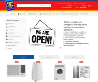 Renttoown.com.au(Rent Home Appliances in Brisbane) Screenshot