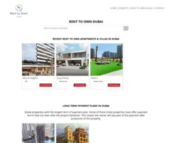 Renttoowndubai.website(Dubai Rent to Own Property) Screenshot