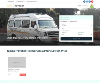 Renttraveller.com(Rent tempo traveller) Screenshot