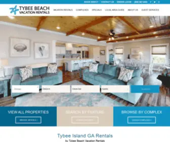 Renttybee.com(Tybee Beach Vacation Rentals) Screenshot