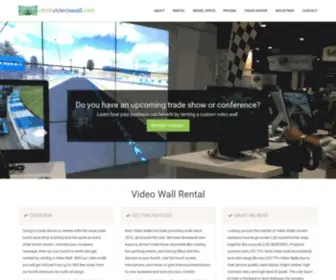 Rentvideowall.net(Video Wall Rental) Screenshot