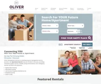 Rentwitholiver.com(Oliver Management Services) Screenshot