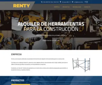 Renty.com.ar(ALQUILER DE HERRAMIENTAS en Santa Fe) Screenshot