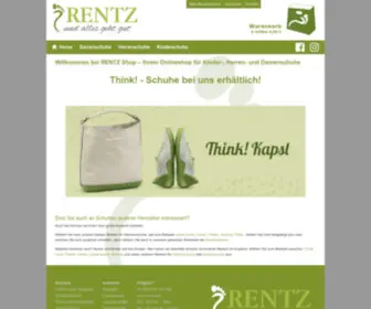 Rentz-Shop.de(Think Damenschuhe) Screenshot